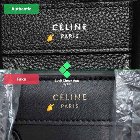 celine fake vs real|celine bag counterfeit.